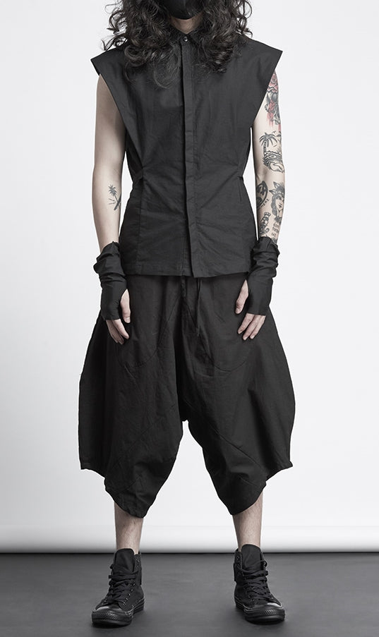 Mens Sarouel Pants - Drop Crotch Jogging Pants // Handmade
