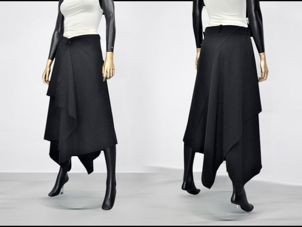 2025トレンドスタイル【ｒｏｎｒｏｎ】SHIRRING FLARE MID SKIRT Midi Tiered/flared Skirt Sewing Pattern Womens PDF | Midi