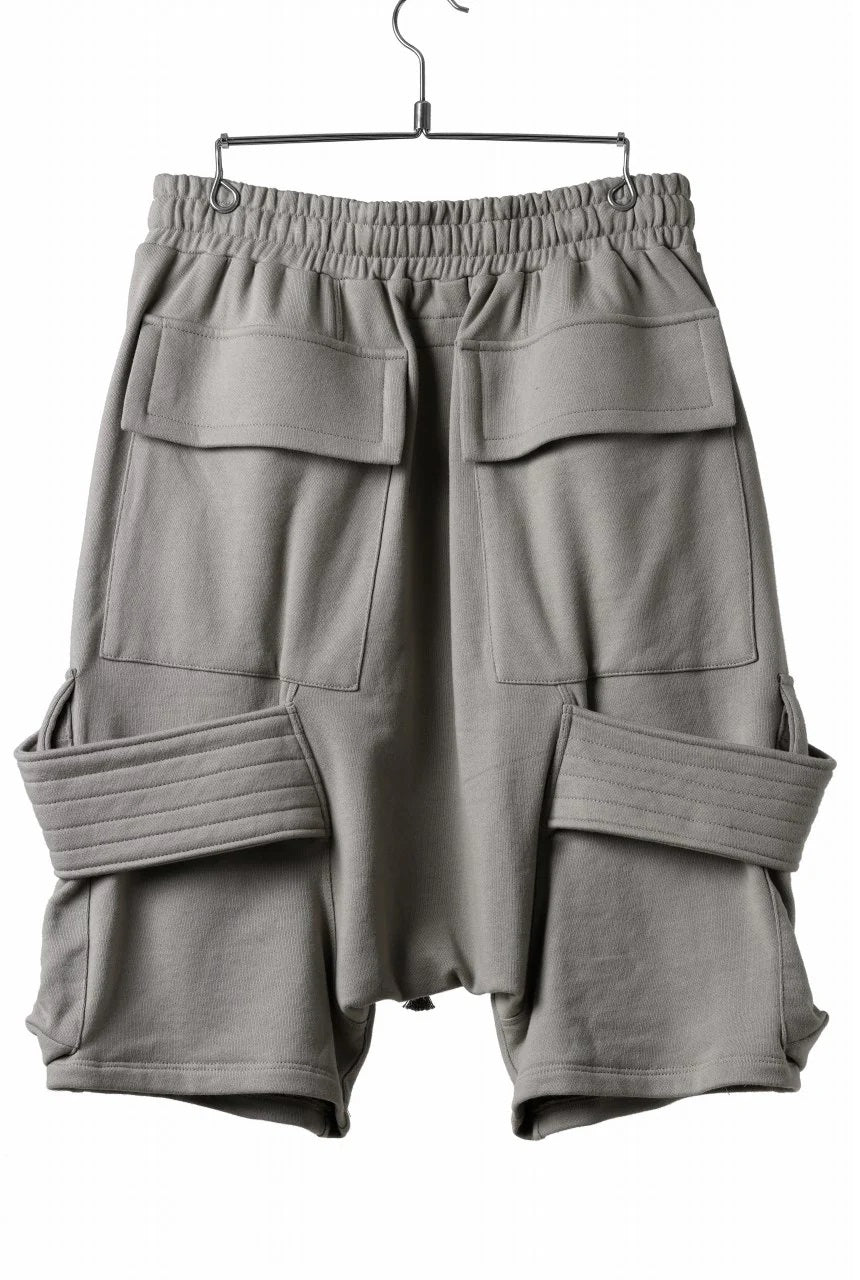 A.F Belted FLAP ZIP Cargo SARROUEL Shorts / Cotton Fleece-BB874