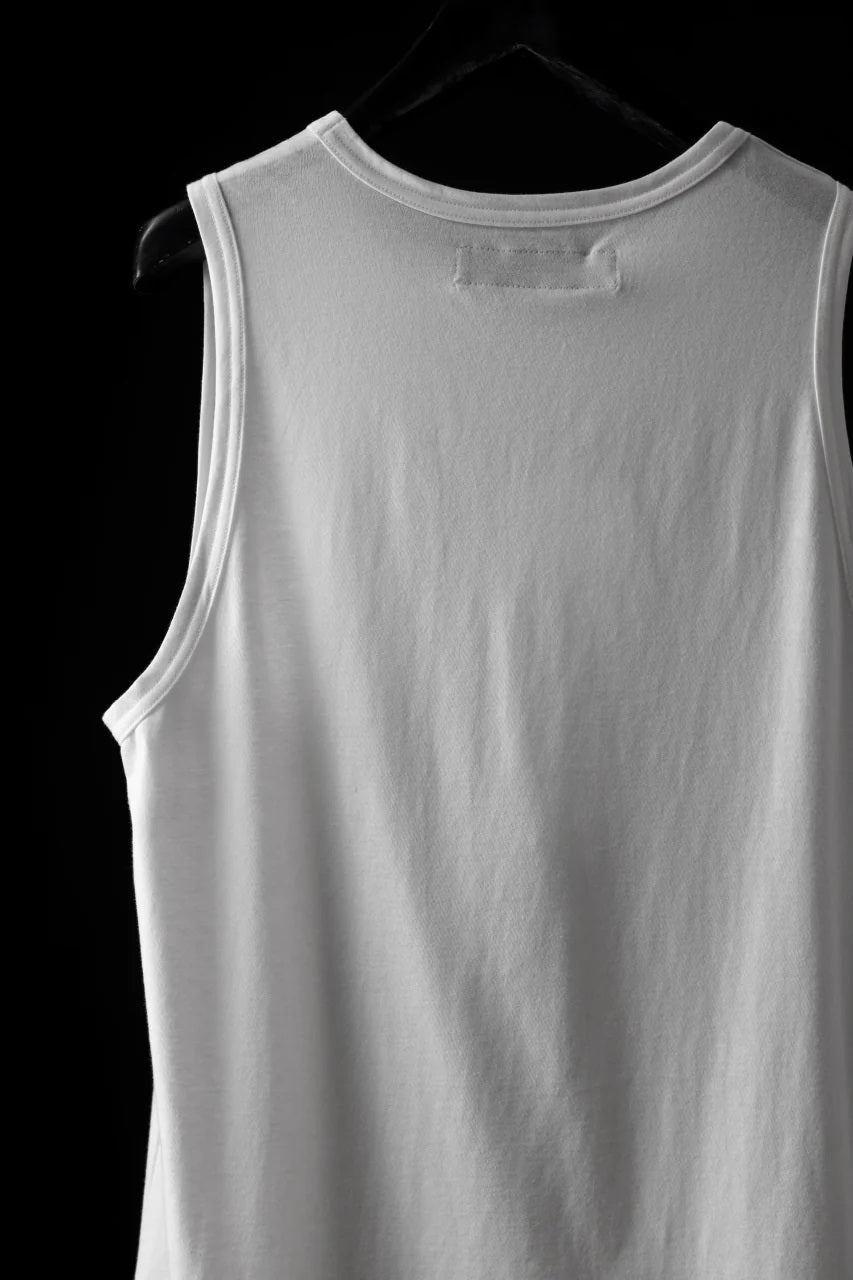 A.F T LOOSEY LONG TANKTOP , Essential Silky Longline Oval Cut Top