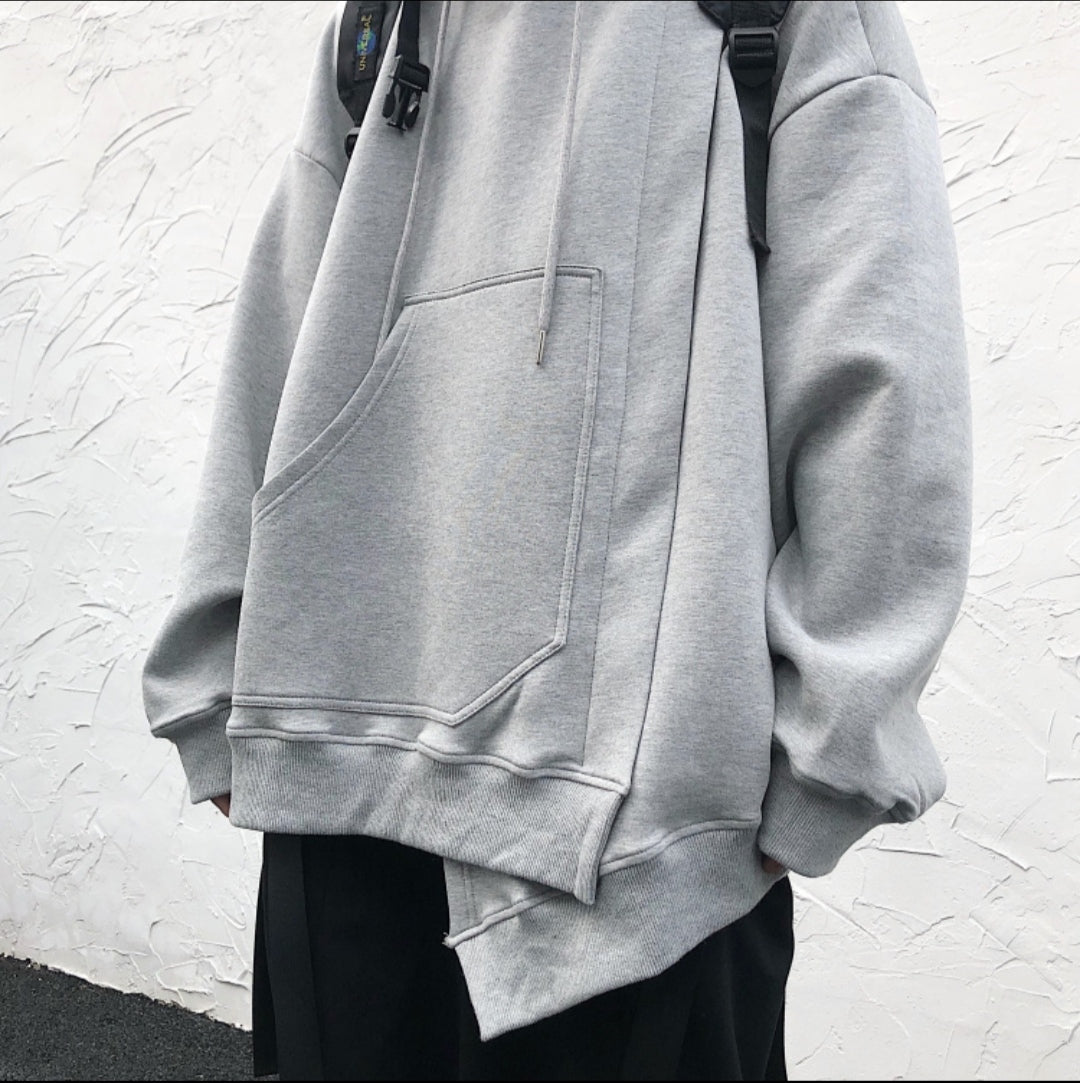 Men's Oversized Long Sleeve Hoodie Pullover /Avangarde