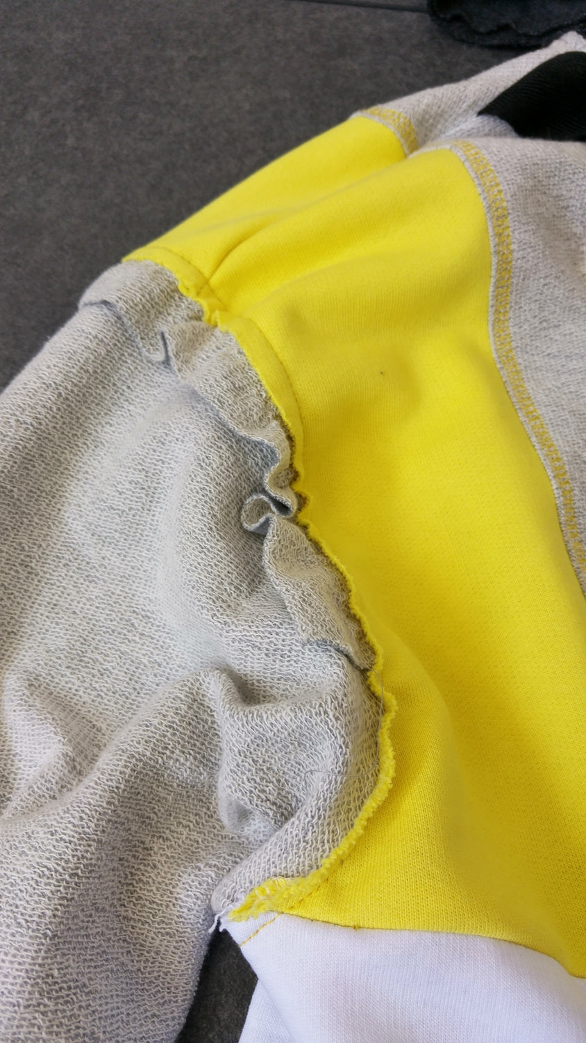 Irregular Cut Long Diagonal Multi Pocket Fleece Hoodie
