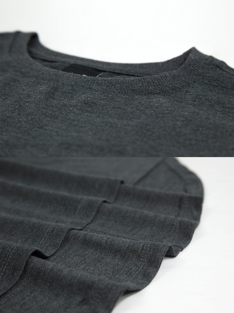 Men's Loose Streetwear Long Sleeve Essentials Crew Neck Sweatshirt