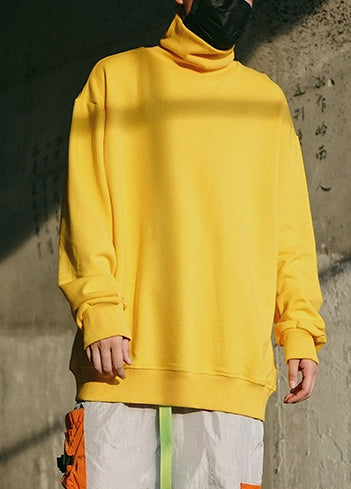 Fall Men Solid Color Hoodie Oversized Harajuku Hoooded Sweatshirts