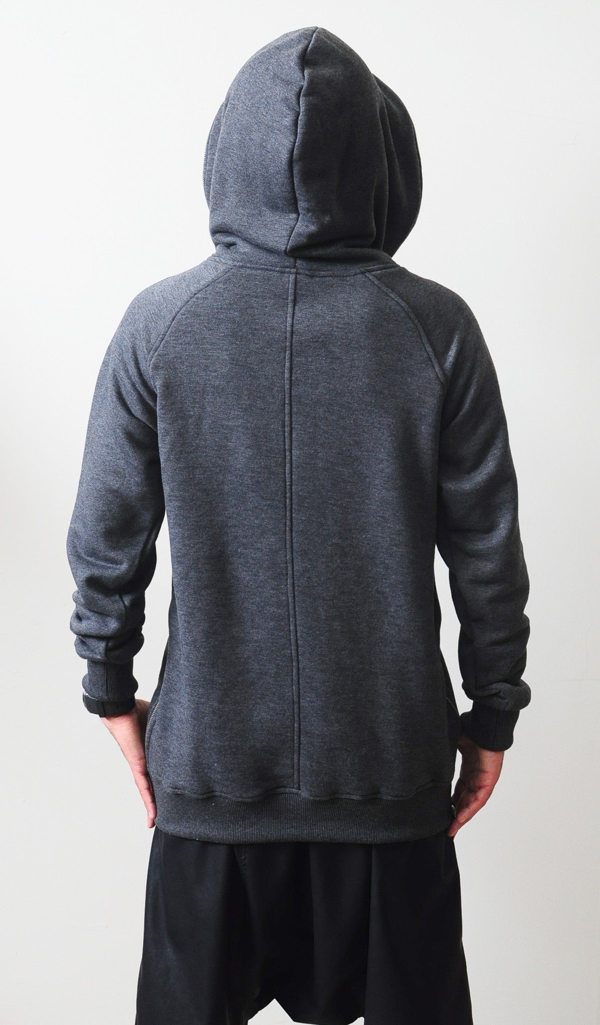 Get Kanye Dark KW Long Sleeve Side Zip Hoodie | Ofelya Boutique Get Kanye Dark KW Long Sleeve Side Zip Hoodie | Ofelya Boutique