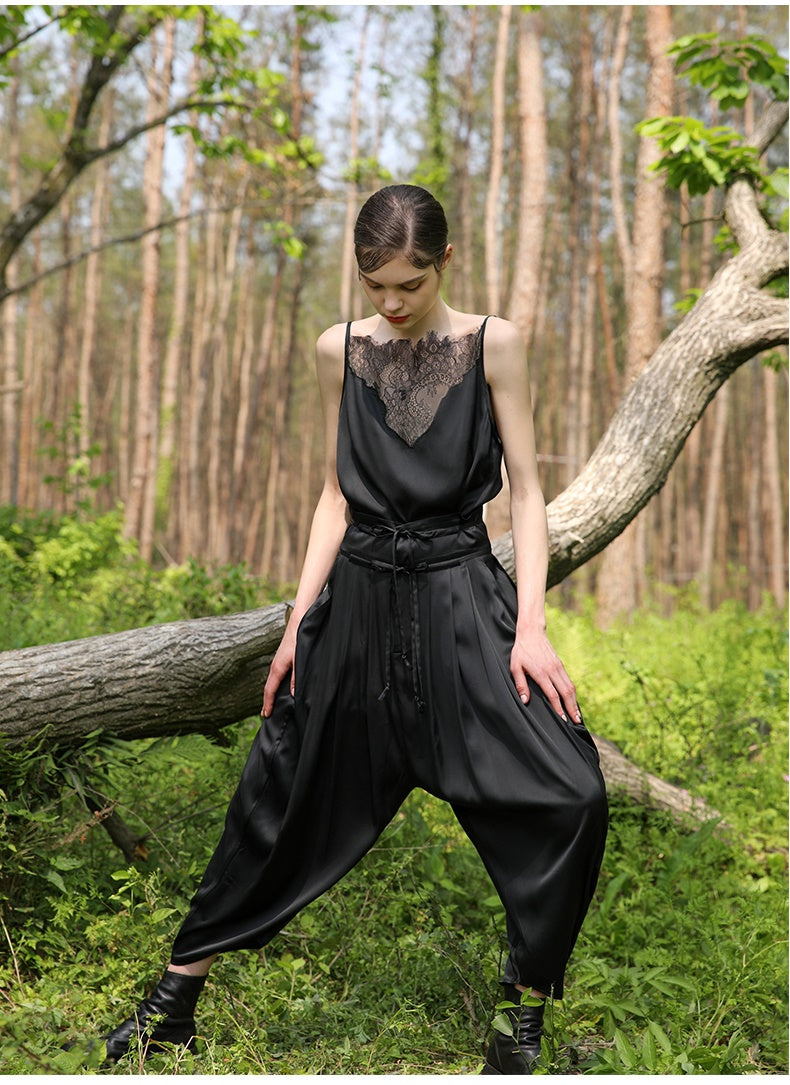 Bohotusk Plain Black Cotton Autumn Winter Harem Pants 2 Sizes Available SM,  LXL or 2XL/3XL Hand Made in Thailand Stock in UK - Etsy
