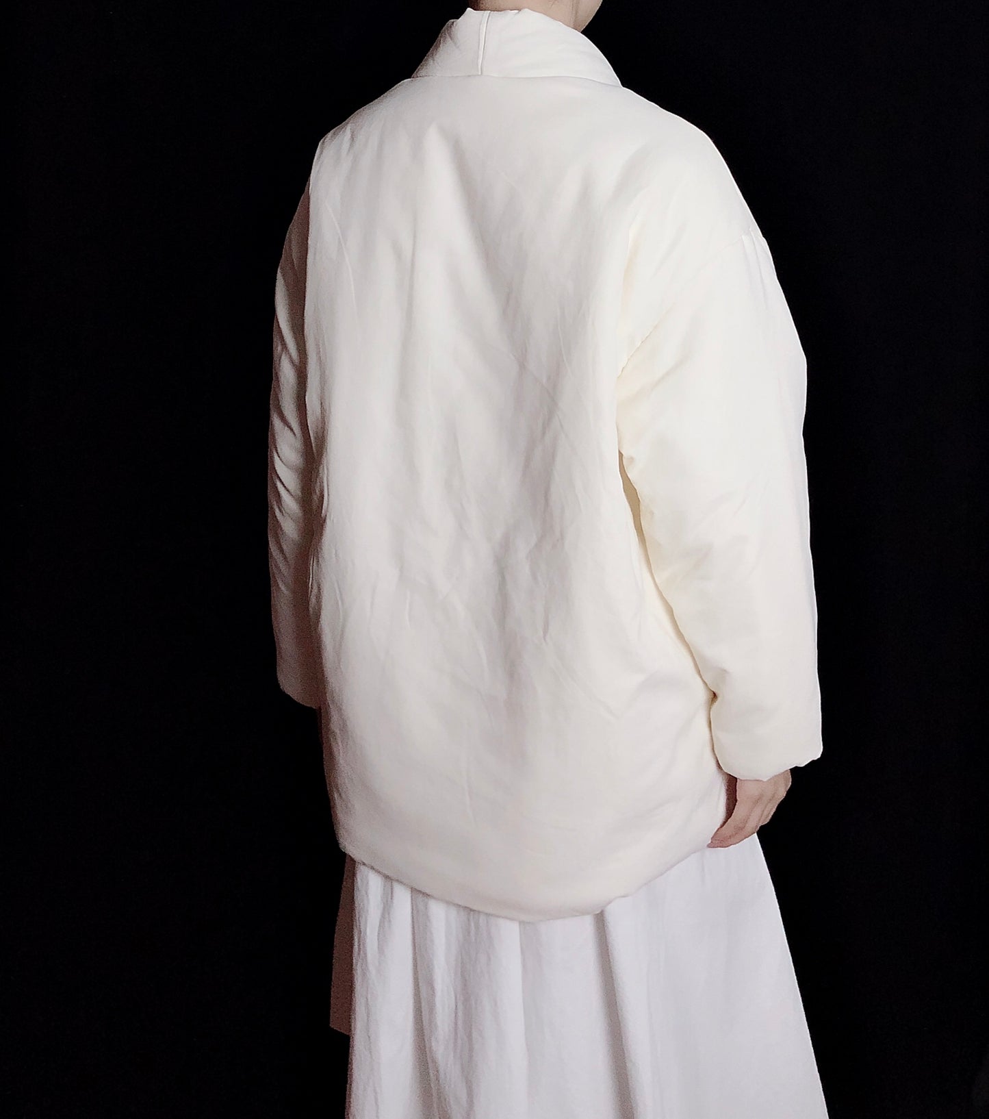 Yohji Design Dark Neutral Kimono Yamamoto Loose Jacket