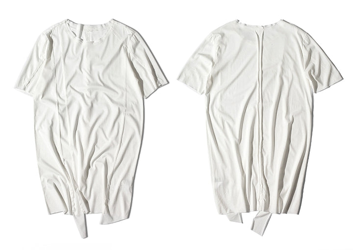 Japanese Irregular Zipper T-Shirt