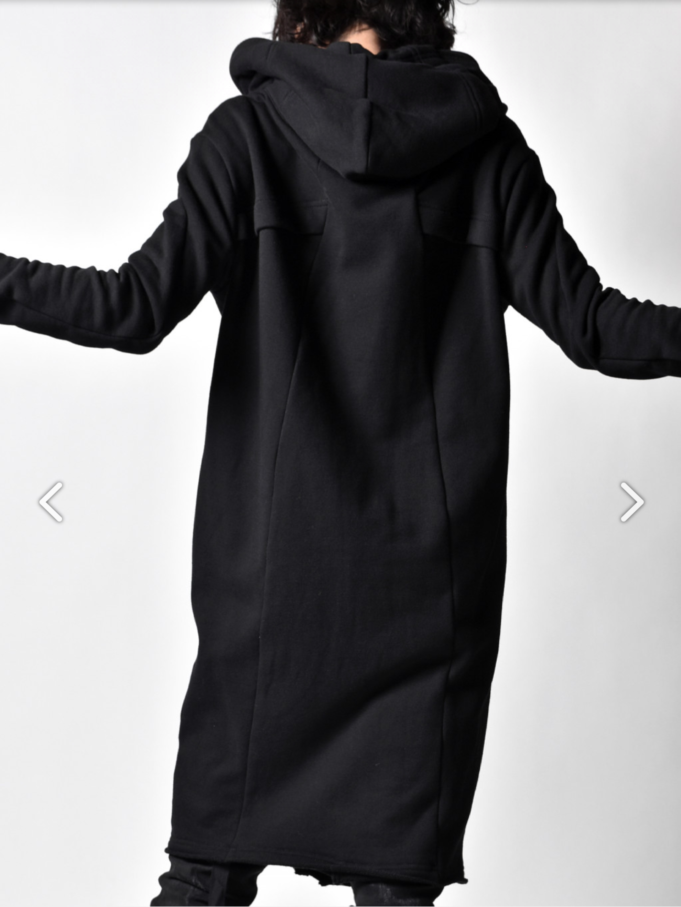 DarkShadow Long Oversized Full-zip Hoodie – Ofelya Boutique