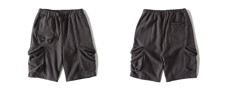Summer Europe and America Street Hip-hop Loose Multi-Bag Tooling Pocket Pants Shorts / Sports Shorts
