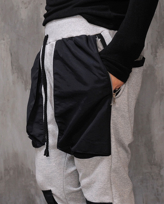 Drop Crotch Cargo Pants