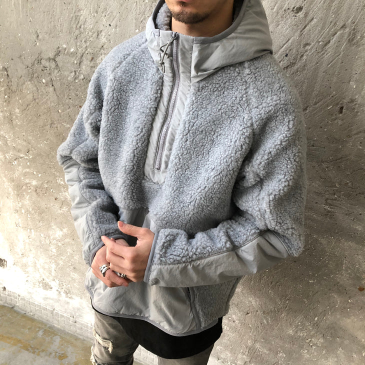 Wool discount hoodie jacket